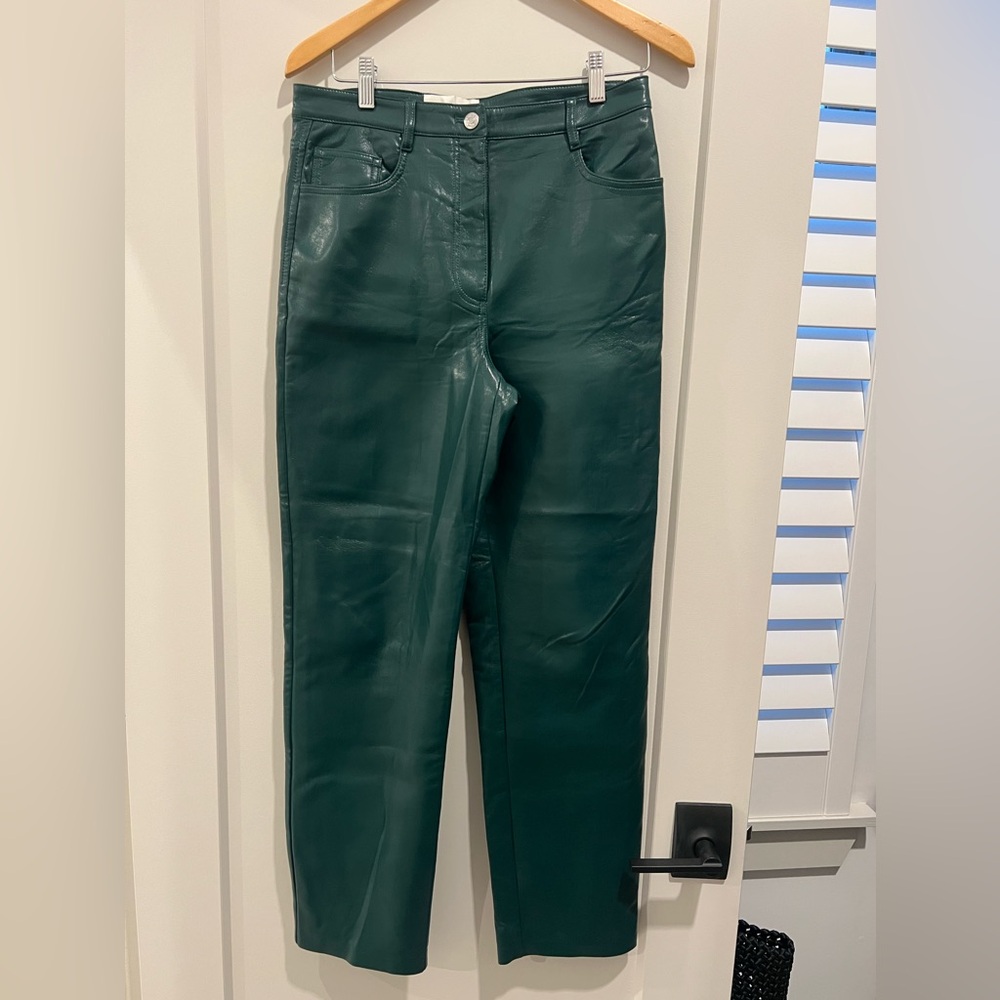 ARITZIA MELINA PANT - DARK GREEN